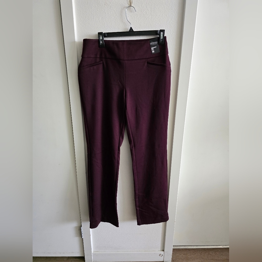 New York Burgandy Pants